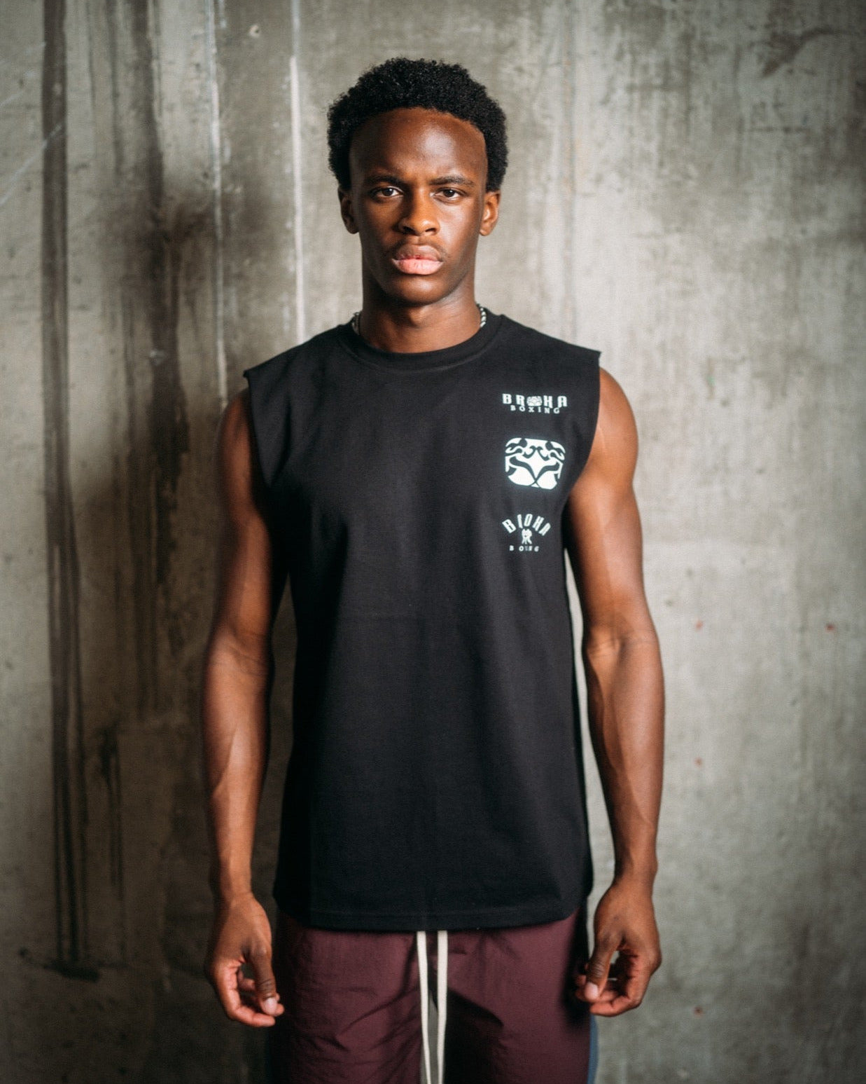 The Lambeth Sleeveless Tee Midnight Womens