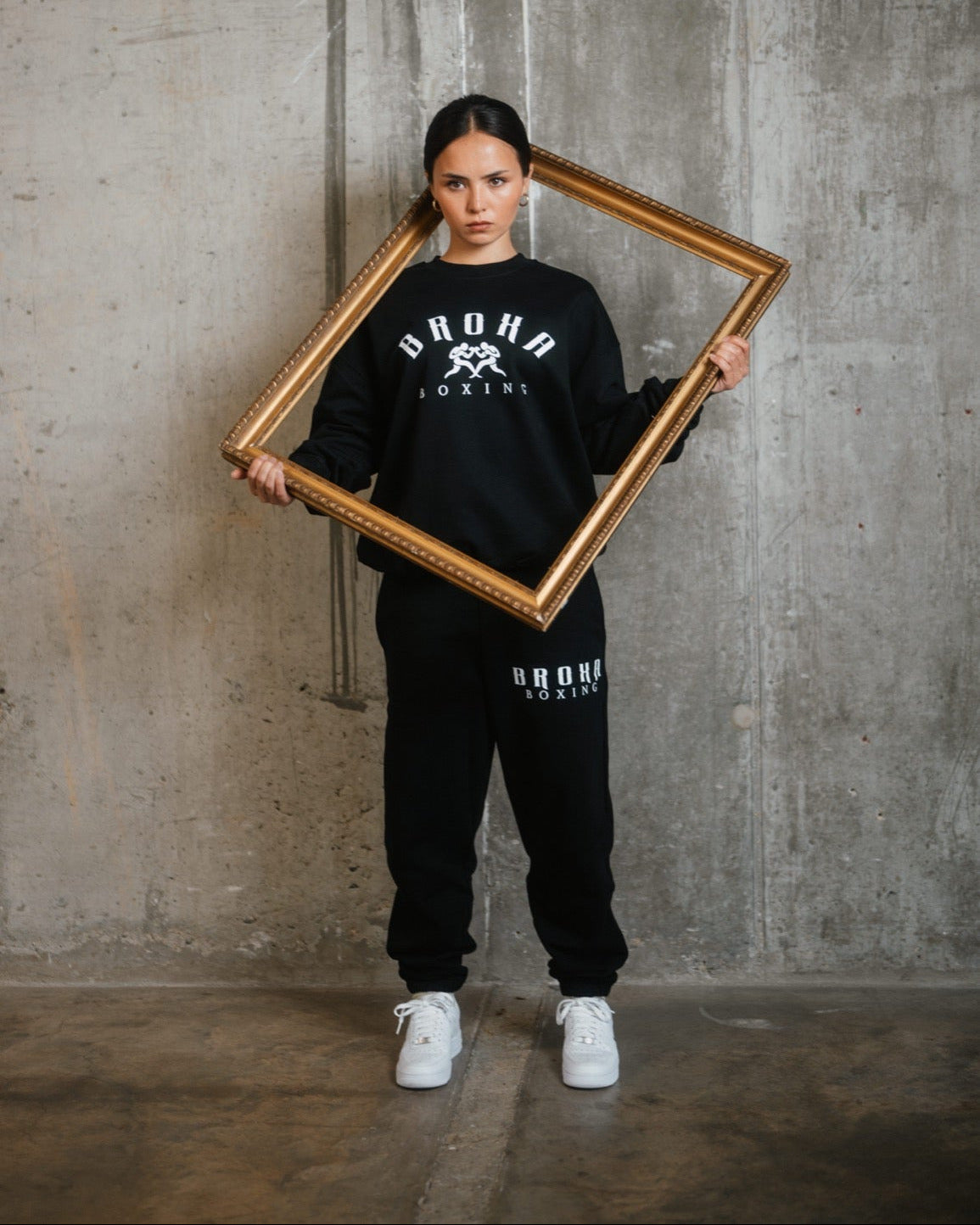 The Blackfriars Sweat Concrete Womens