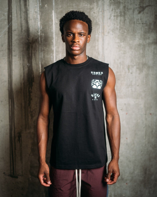 The Lambeth Sleeveless Tee Midnight Mens