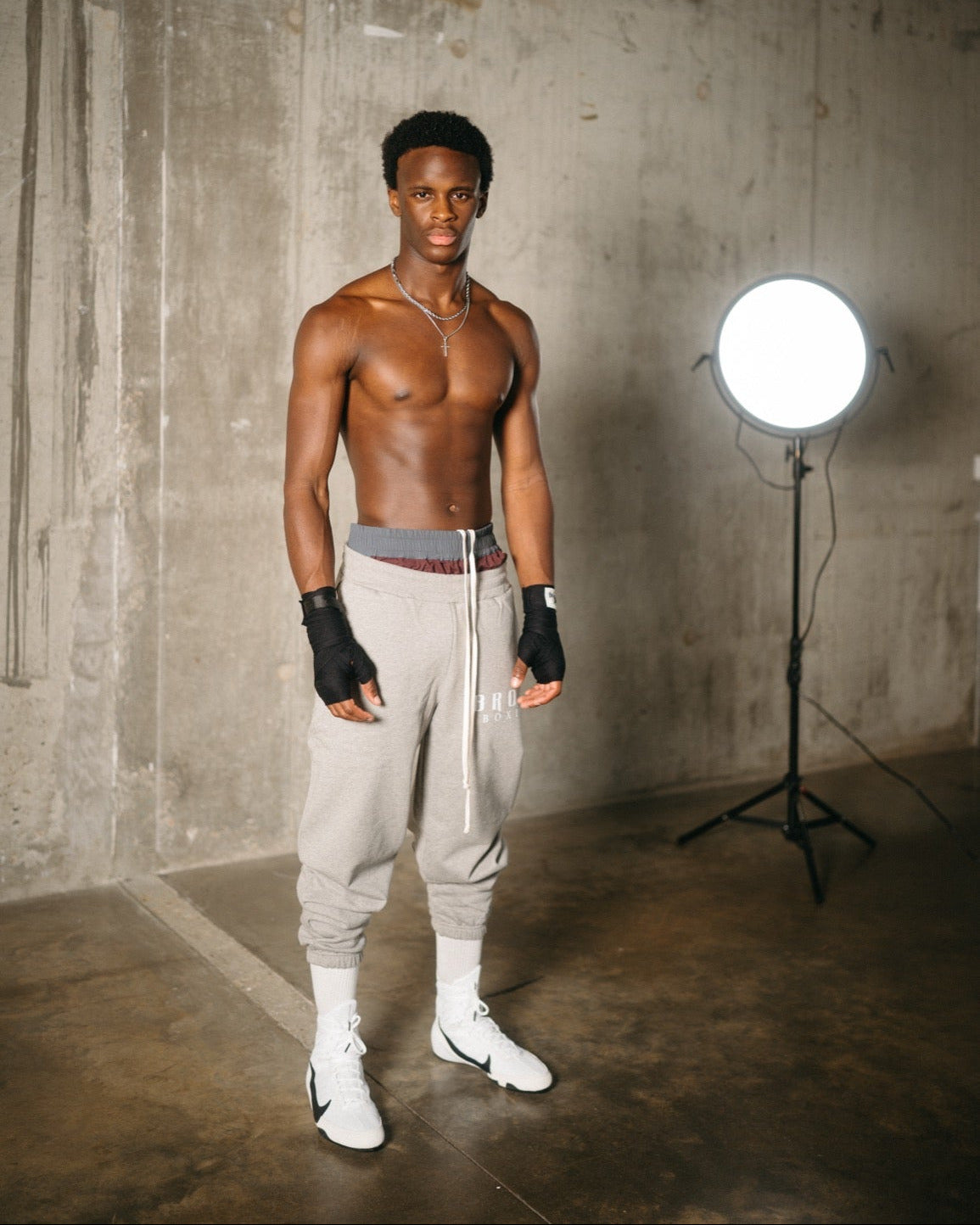 The Panton Joggers Concrete Mens