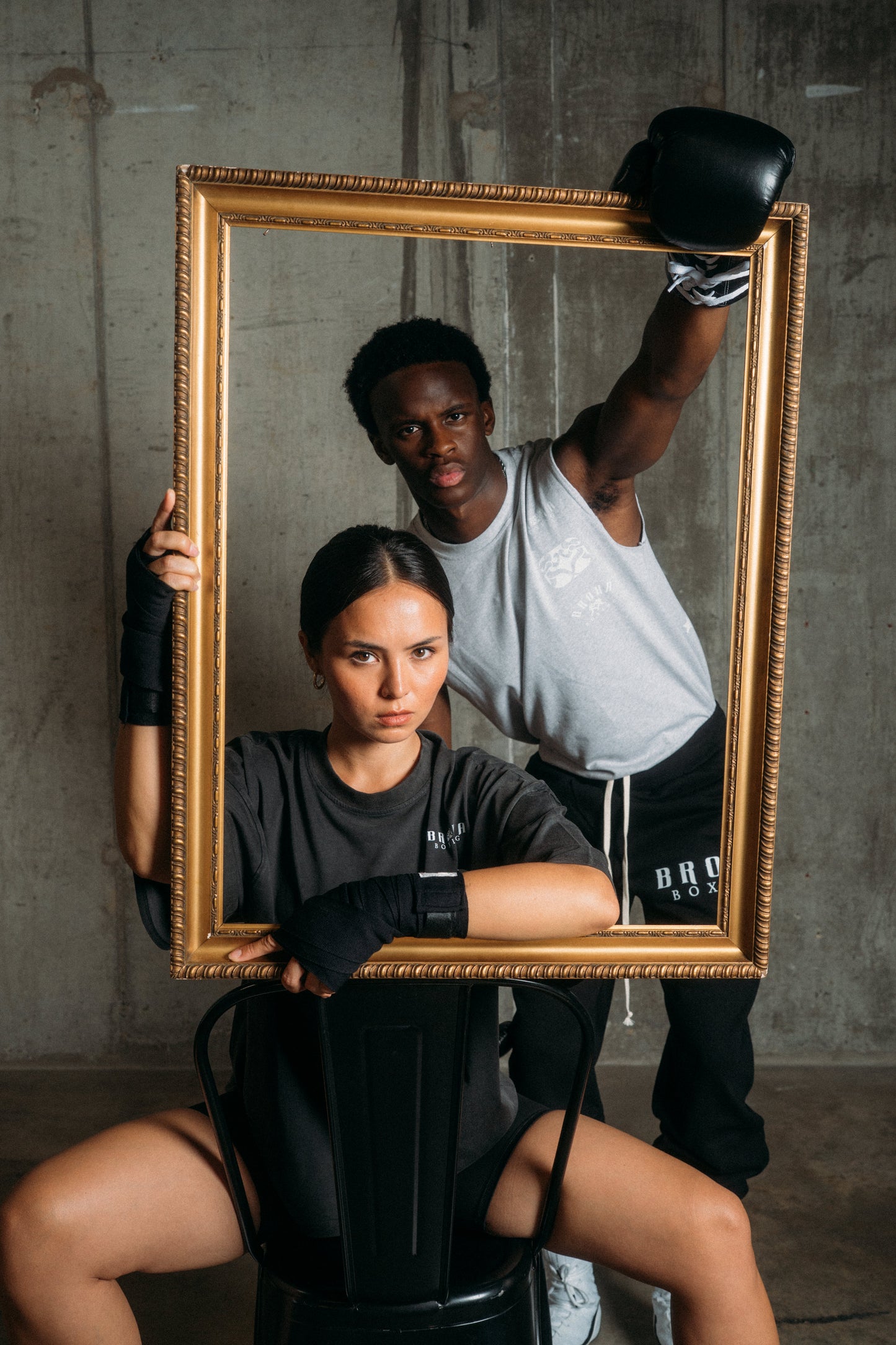 The Burgess Tee Wash Blue Womens