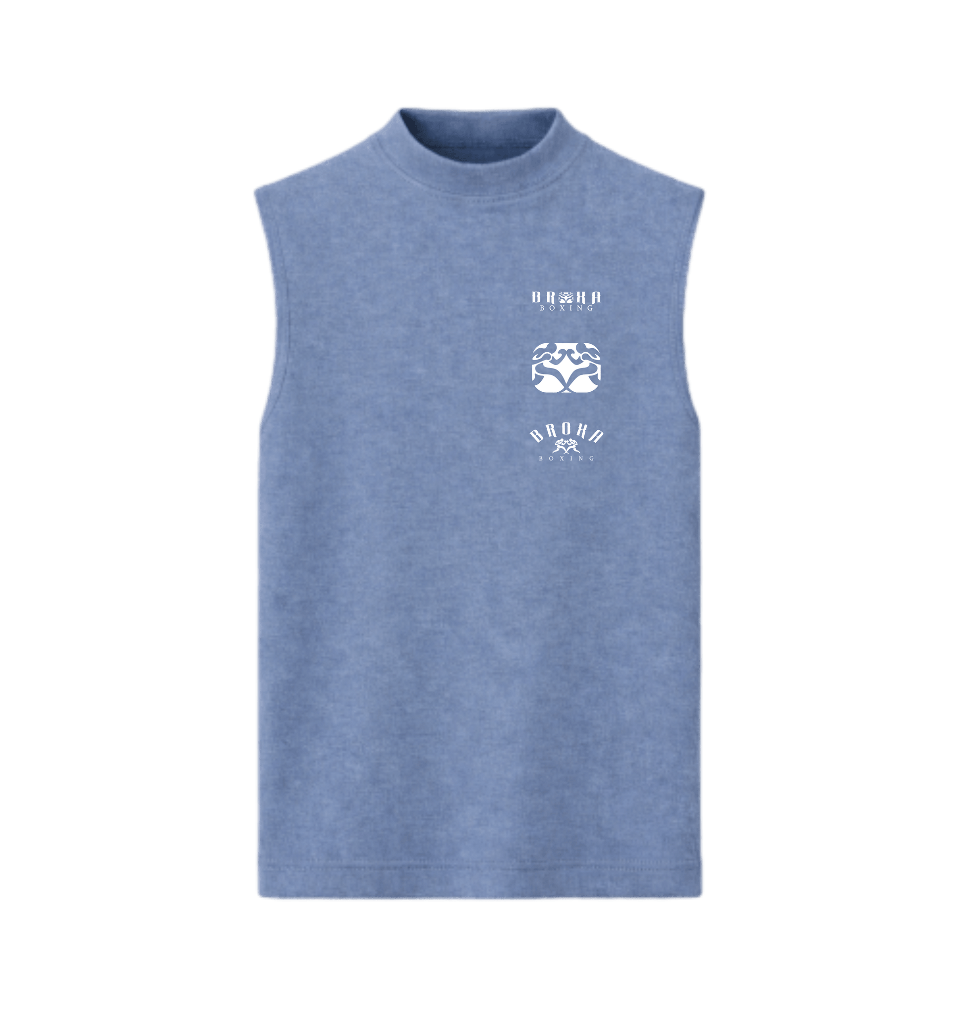 Wash Blue Vests Front
