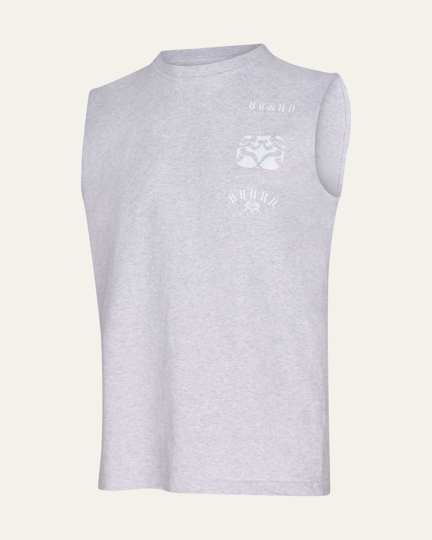The Lambeth Sleeveless Tee Concrete Womens