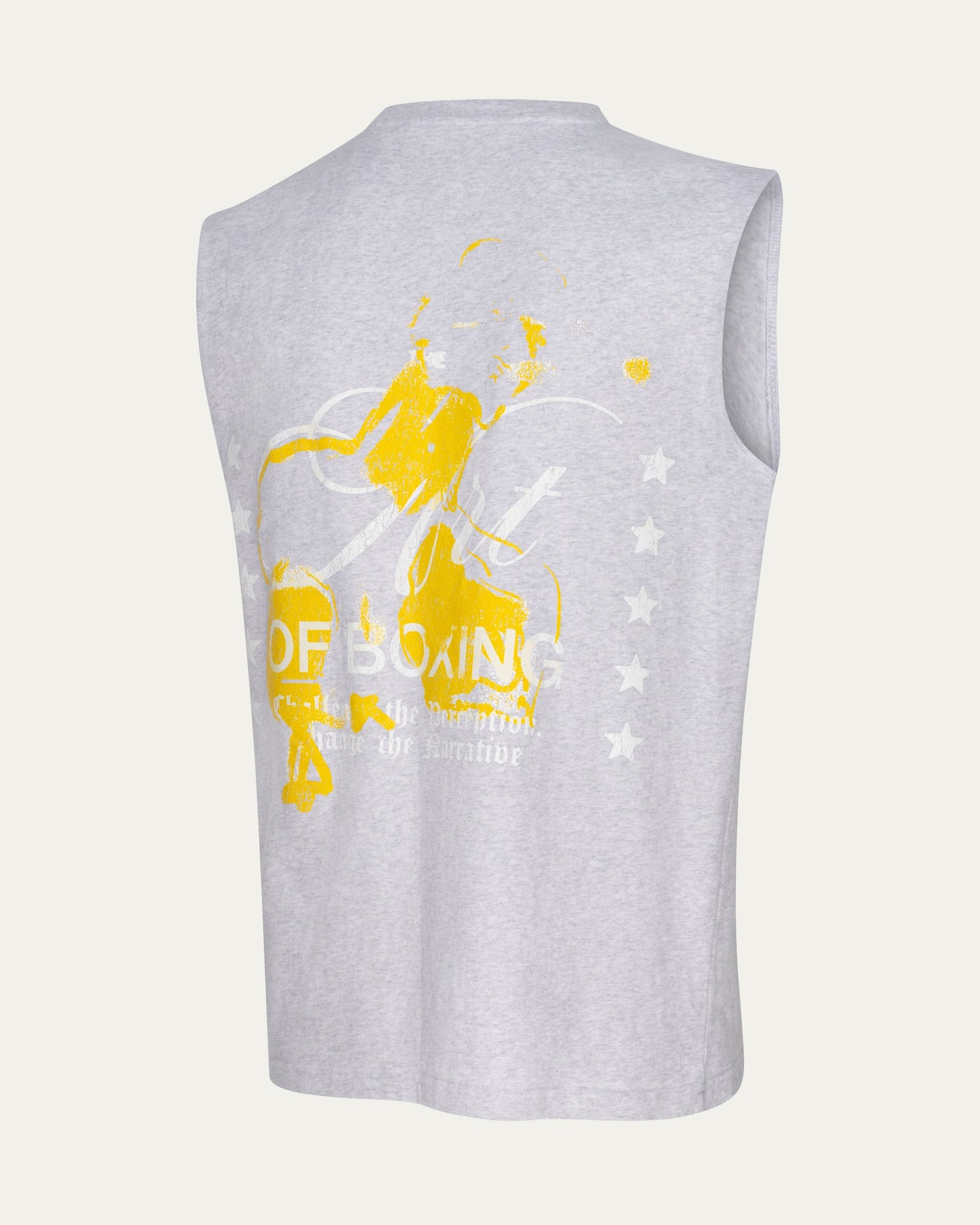 The Lambeth Sleeveless Tee Concrete Womens