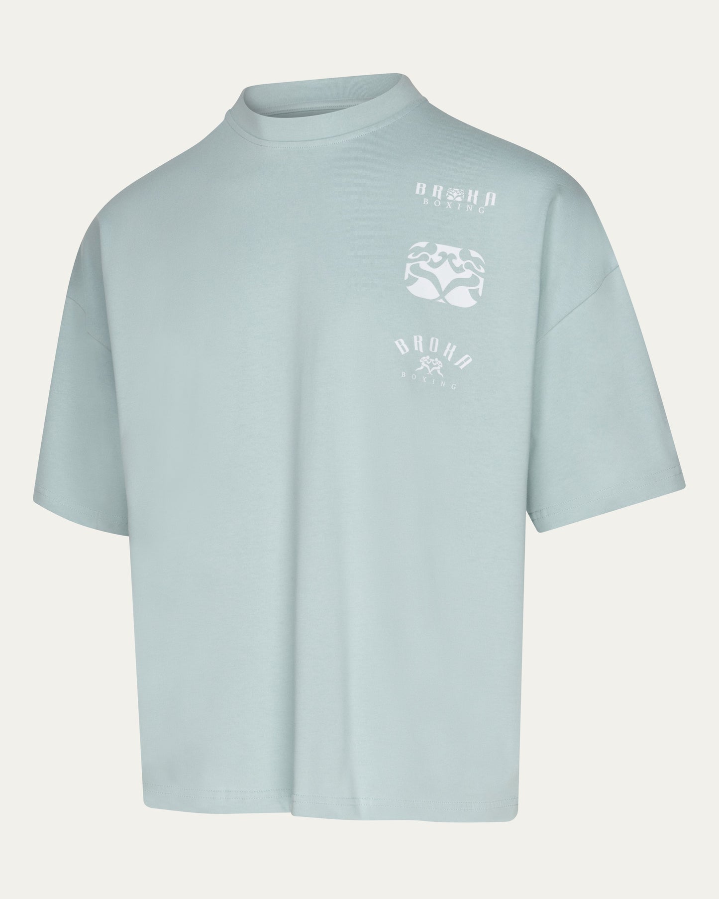 The Burgess Tee Wash Blue Mens